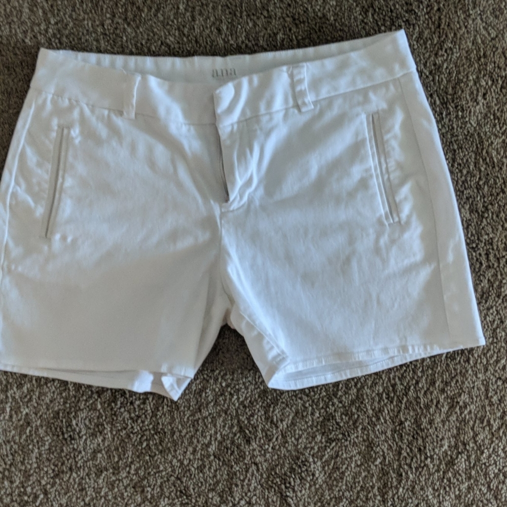 ANA white twill shorts size 4